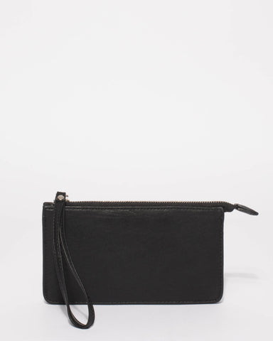 Black Sally Wristlet Purse
