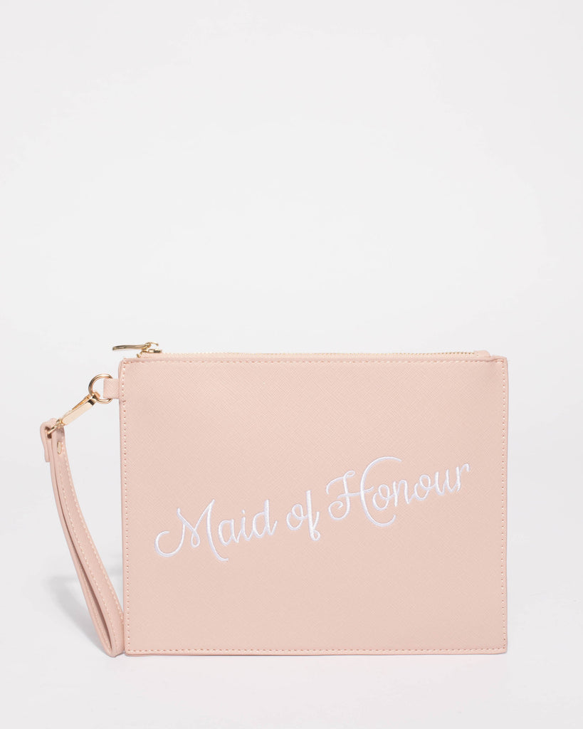 Pink Maid of Honour Clutch Bag