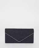 Navy Sammie Clutch Bag