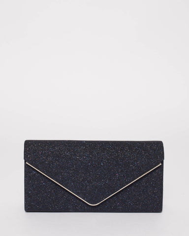 Navy Sammie Clutch Bag