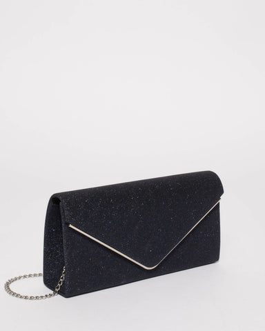 Navy Sammie Clutch Bag