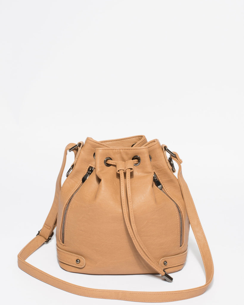 Caramel Giselle Tab Pouch Bag