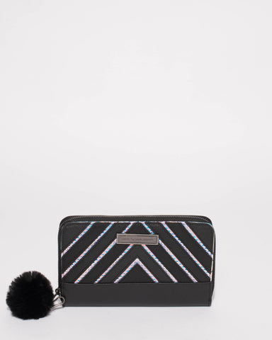 Black Hologram Addie Limited Edition Travel Wallet