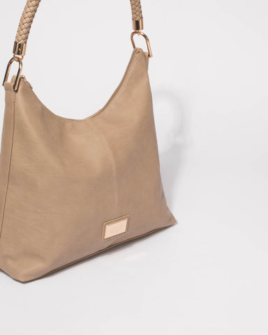 Natural Nina Shoulder Slouch Bag