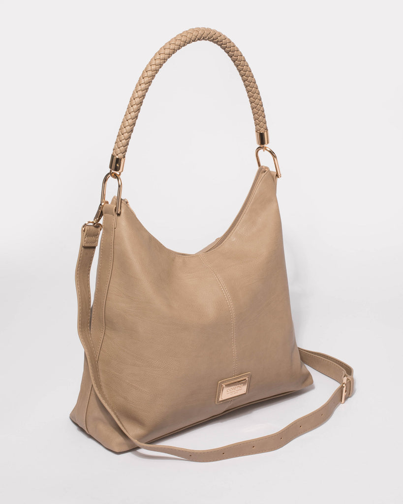 Natural Nina Shoulder Slouch Bag