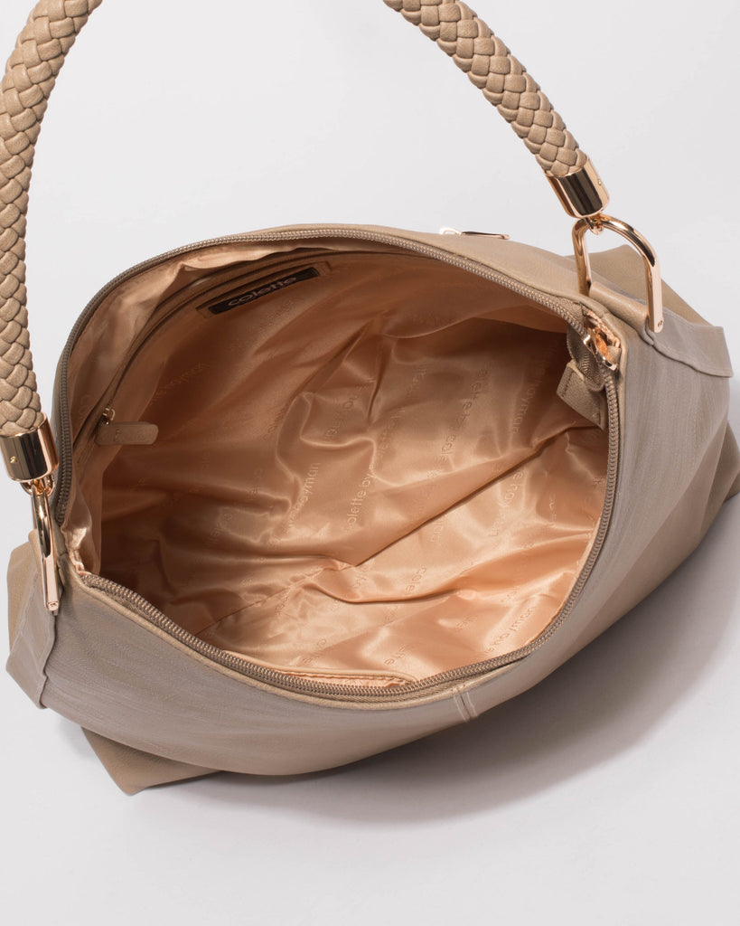 Natural Nina Shoulder Slouch Bag