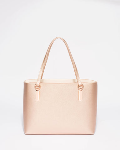 Rose Gold Angelina Tote Bag