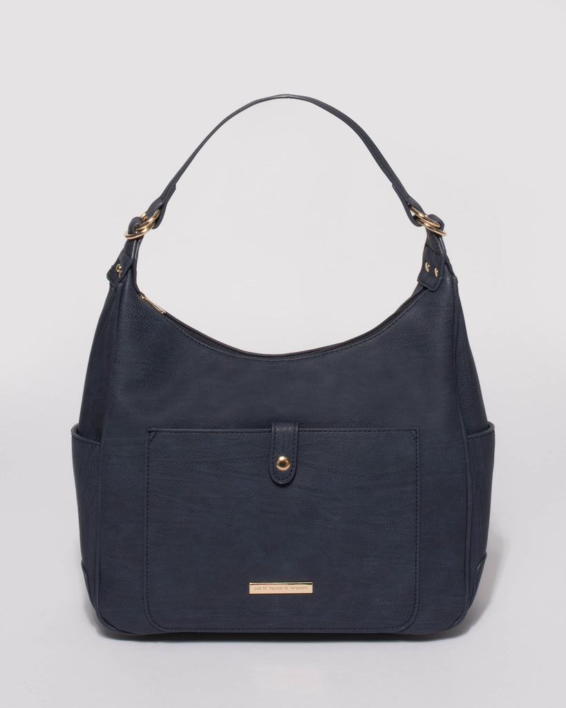 Savannah Navy Slouch