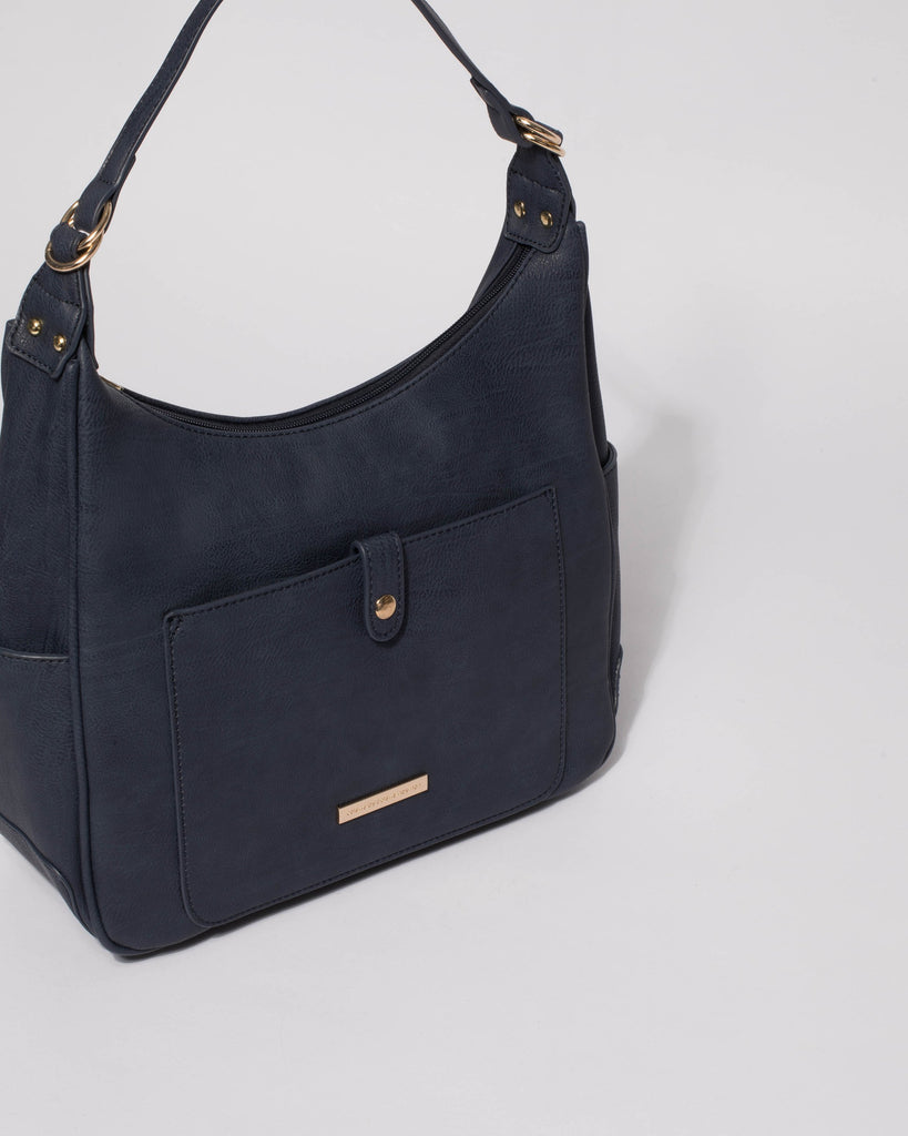 Savannah Navy Slouch