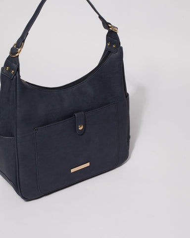 Savannah Navy Slouch