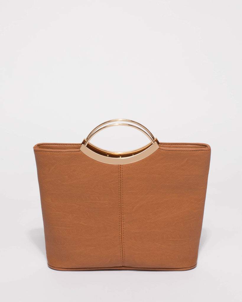 Jessie Small Tan Pu Bag