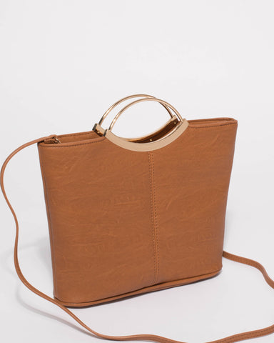 Jessie Small Tan Pu Bag