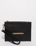 Black Smooth Clarise Small Bag