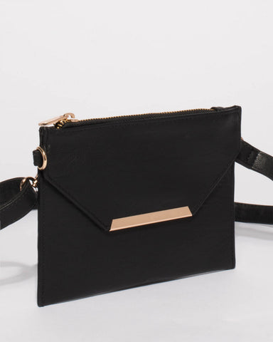 Black Smooth Clarise Small Bag