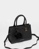 Black Steph Panel Tote Bag