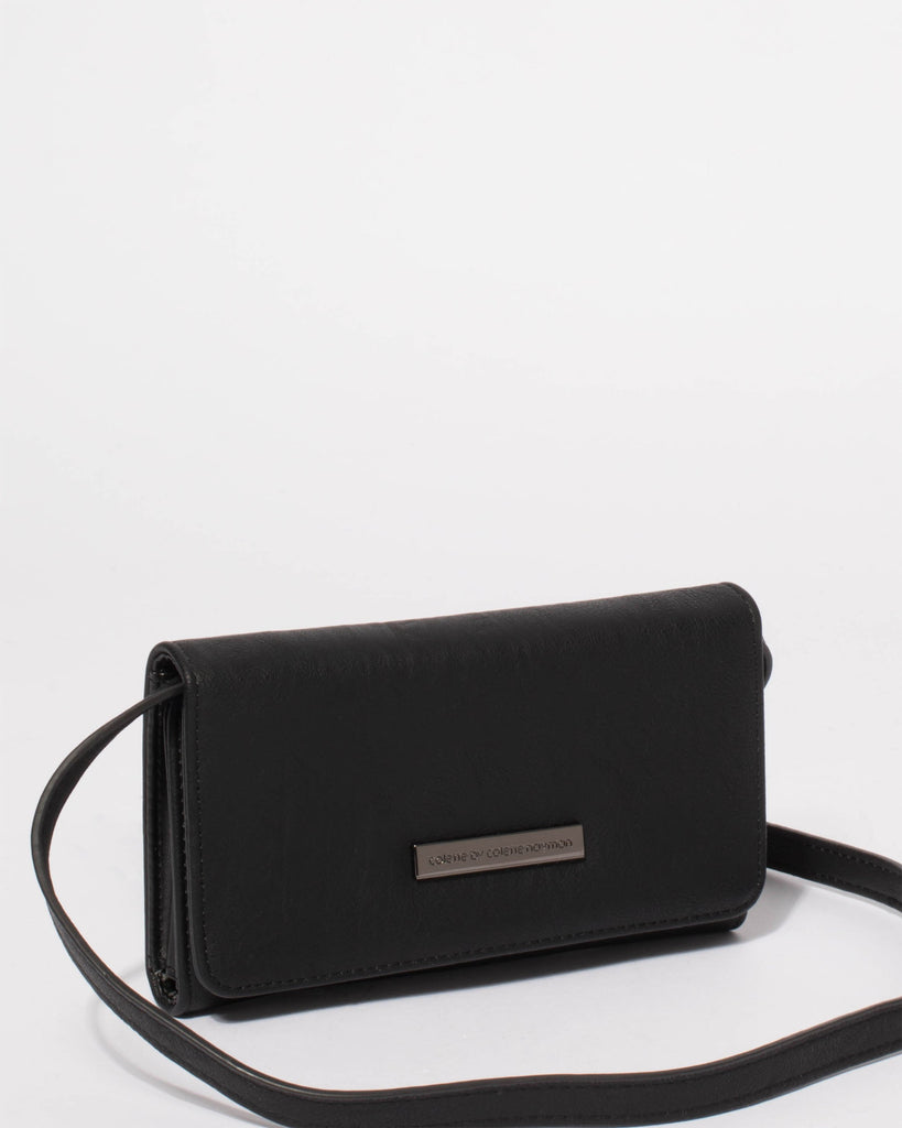 Black Maria Crossbody Wallet