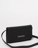 Black Maria Crossbody Wallet