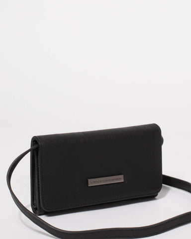 Black Maria Crossbody Wallet