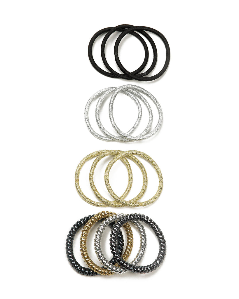 Multi Elastic and Spiral Tie Pack