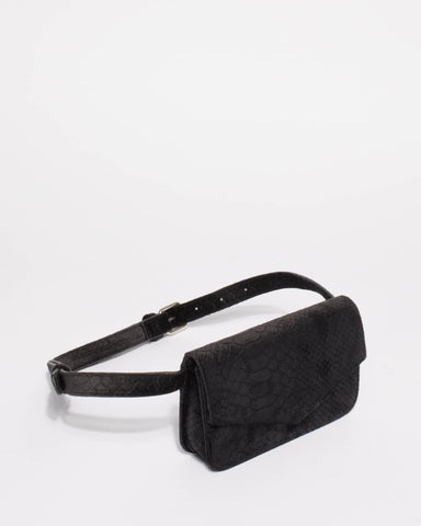 Black Zoey Mini Bumbag