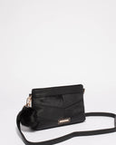 Black Erin Panel Crossbody Bag