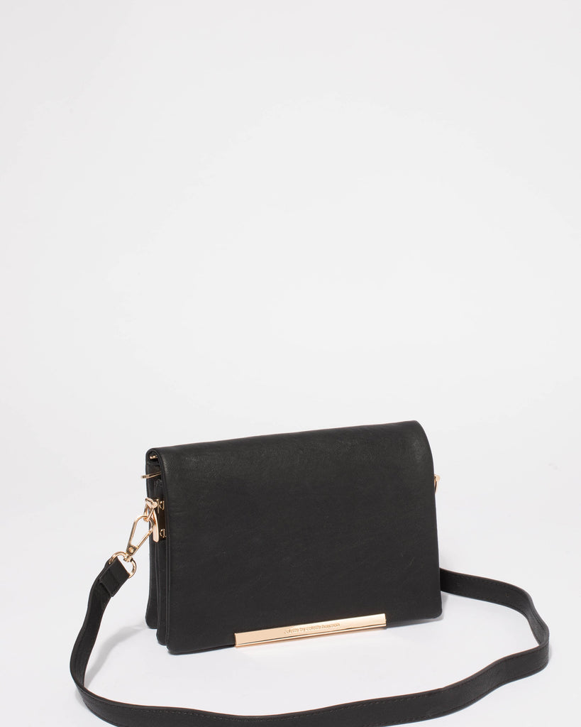 Black Nina Pocket Crossbody Bag