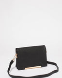 Black Nina Pocket Crossbody Bag