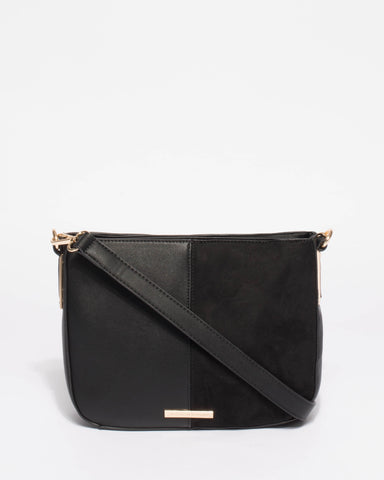 Black Melissa Saddle Bag