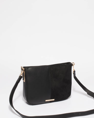 Black Melissa Saddle Bag