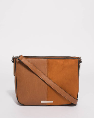 Tan Melissa Saddle Bag