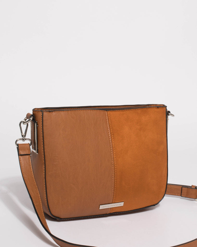 Tan Melissa Saddle Bag