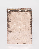 Flipped Rose Gold Sequin A5 Notebook