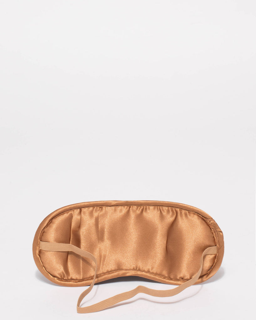 Gold Flipped Sequin Eye Mask