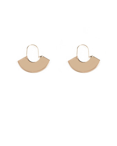 Semi Circle Drop Earrings