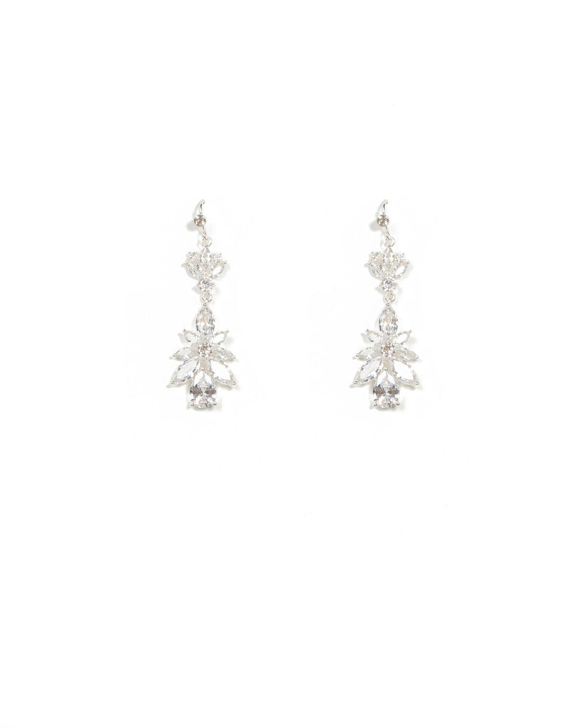 Cubic Zirconia Mixed Stone Earrings