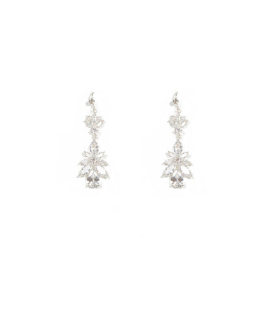 Cubic Zirconia Mixed Stone Earrings