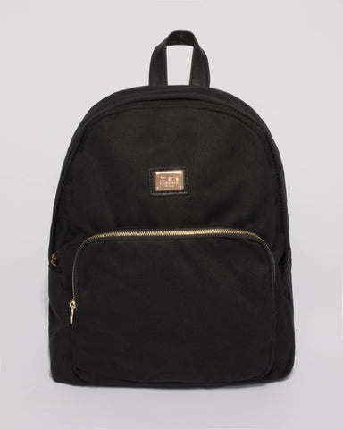Black Denim Scarlett Backpack