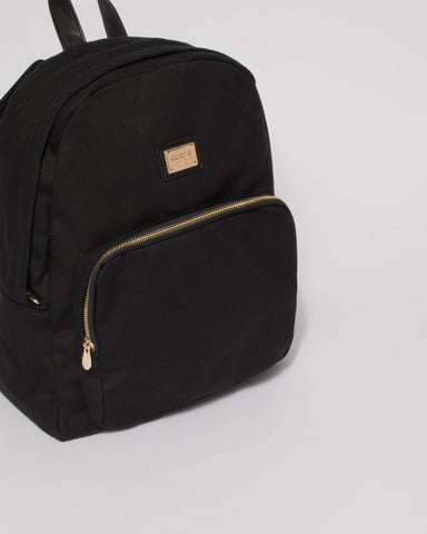 Black Denim Scarlett Backpack