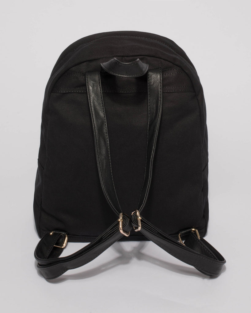 Black Denim Scarlett Backpack