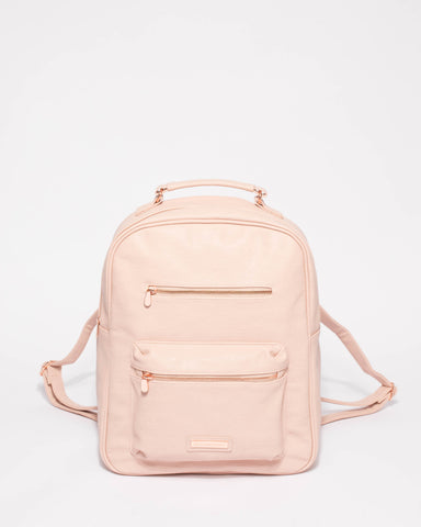 Pink Marley Large Backpack