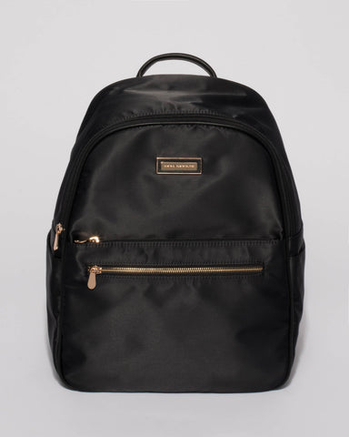 Black Nylon Gracey Backpack