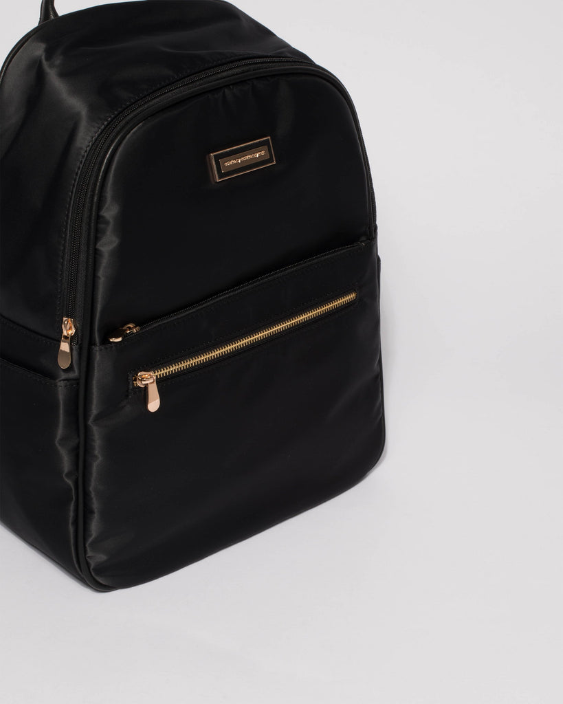 Black Nylon Gracey Backpack