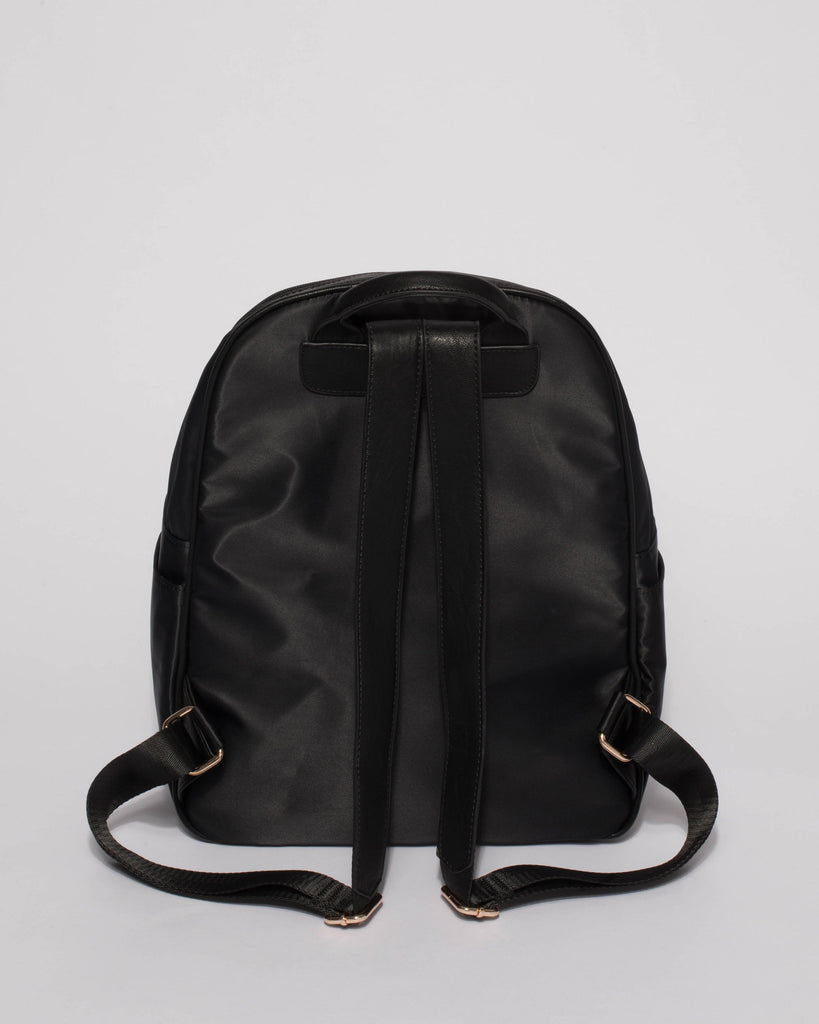 Black Nylon Gracey Backpack