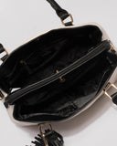 Monochrome Melissa Pocket Tote Bag