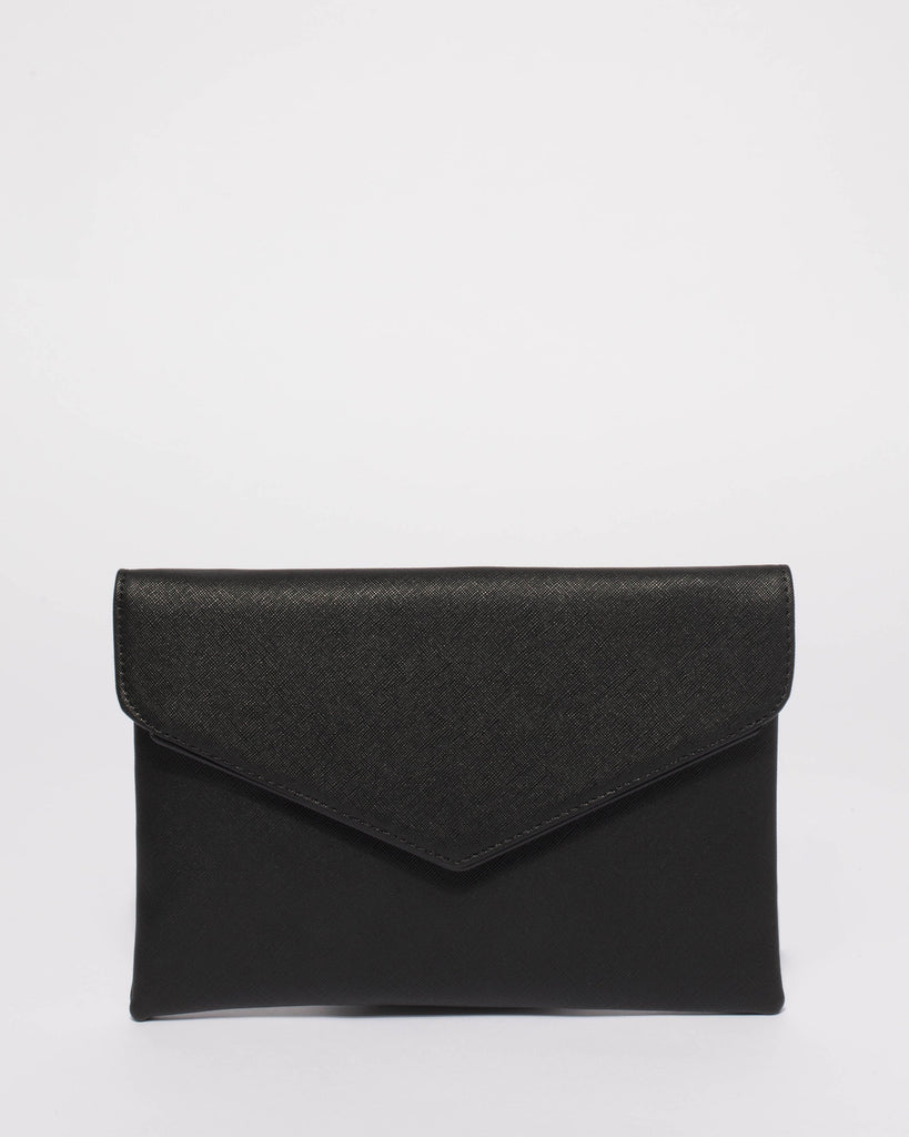 Black Samantha Clutch Bag