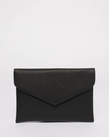 Black Samantha Clutch Bag