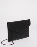 Black Samantha Clutch Bag