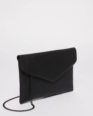 Black Samantha Clutch Bag