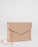 Rose Gold Samantha Textured Clutch Bag