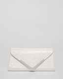 Silver Shimmer Paula Clutch Bag